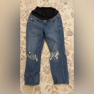 Abercrombie Maternity Ankle straight jeans